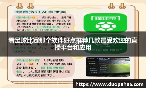 看足球比赛那个软件好点推荐几款最受欢迎的直播平台和应用